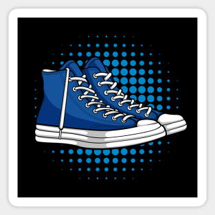 High Rush Blue Skate Sneaker Sticker